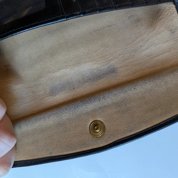 Dooney & Bourke vintage  Black Leather Wallet In VGUC - Picture 11 of 11